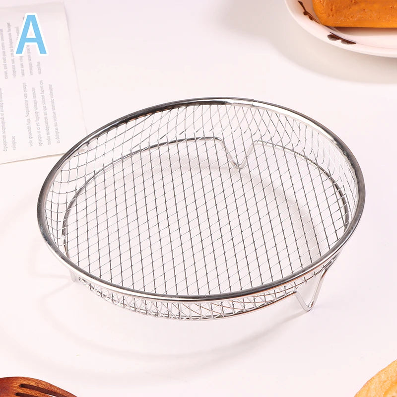 Non-stick Airfryer Tray Wire Rack Basket Kitchen Gadgets Air Fryer Zpaxo A