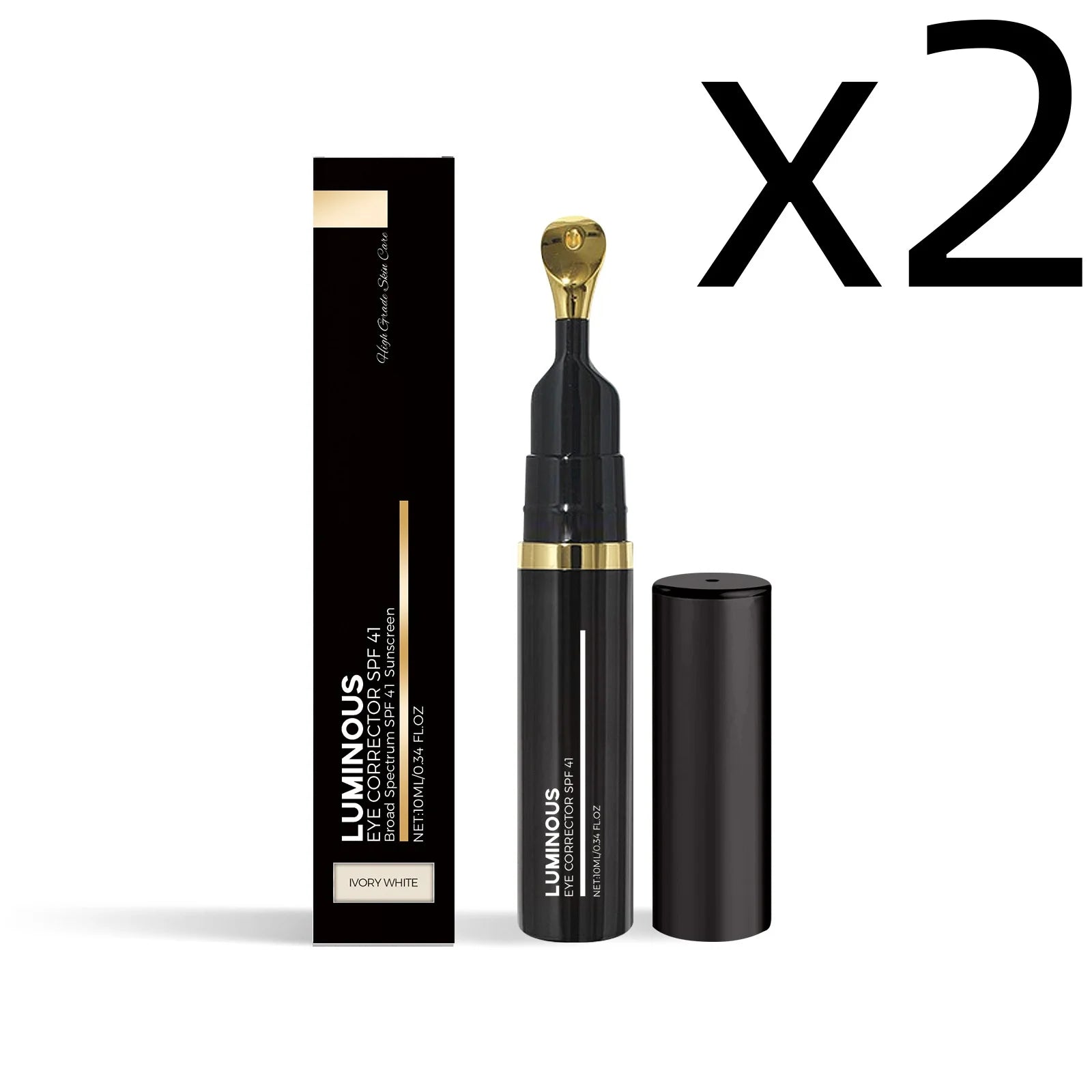 Tremella Eye Concealer for Dark Circles, Fine Lines & Hydration Eye Concealer Zpaxo 10ml Boxed X 2PCS