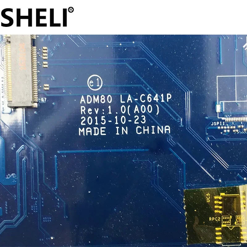 DELL Laptop Motherboard Latitude E5570 LA-C641P CN-0MJJCK 0MJJCK