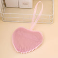 Durable Cloud Heart Shaped Foaming Soap Bag Drawstring Exfoliating Zpaxo Pink Love