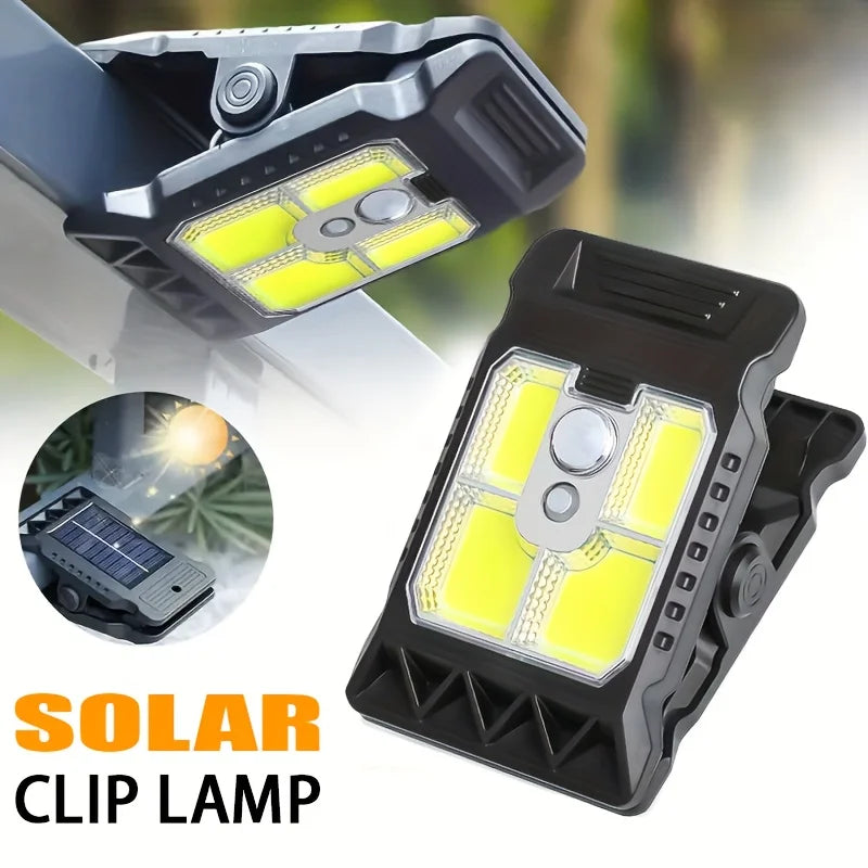 Solar Clip Garden Light – Motion Sensor, 3 Modes, IP65