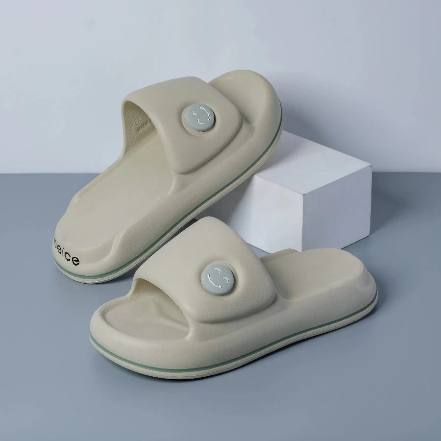 Men's Soft Sole Slippers Summer Ligtweight EVA Slide Indoor Home