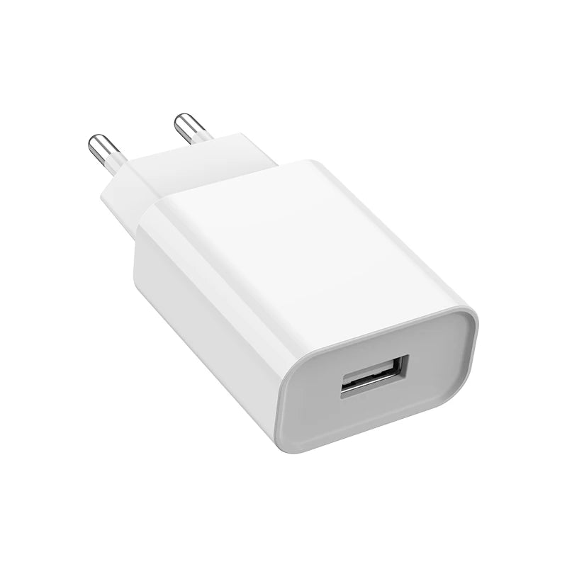 5V 2A USB Wall Charger 10W – EU/US Plug, iPhone & Android USB Wall Charger Zpaxo EU White