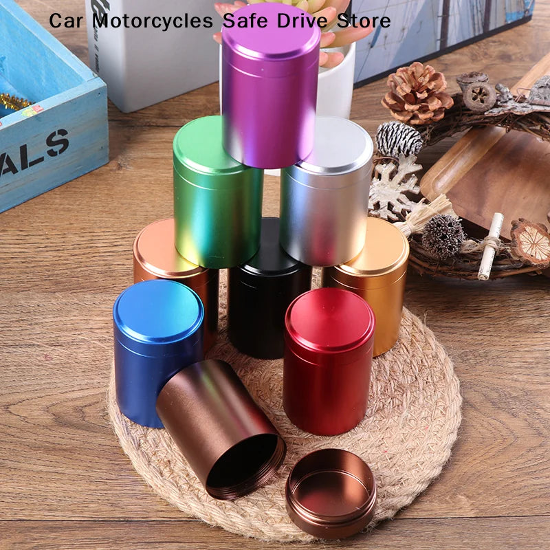 CM80ML Mini Metal Solid Airtight Smell Proof Container Aluminum Alloy