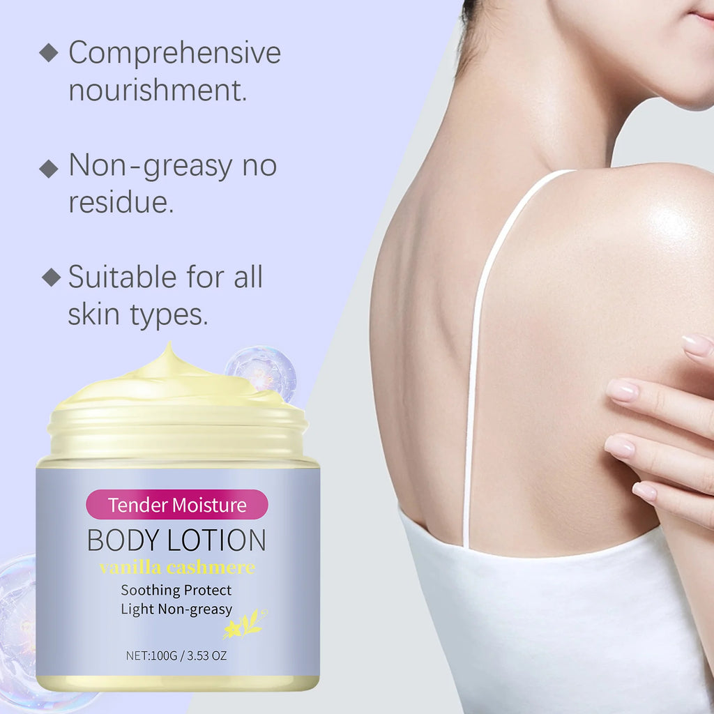 Hoygi Vanilla Cashmere Body Lotion | 24H Hydration Dry Skin Body Lotion Zpaxo