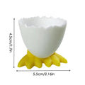 Cute Silicone Egg Cup Holder Hard Soft Boiled Bowl Creative Eggs Cups