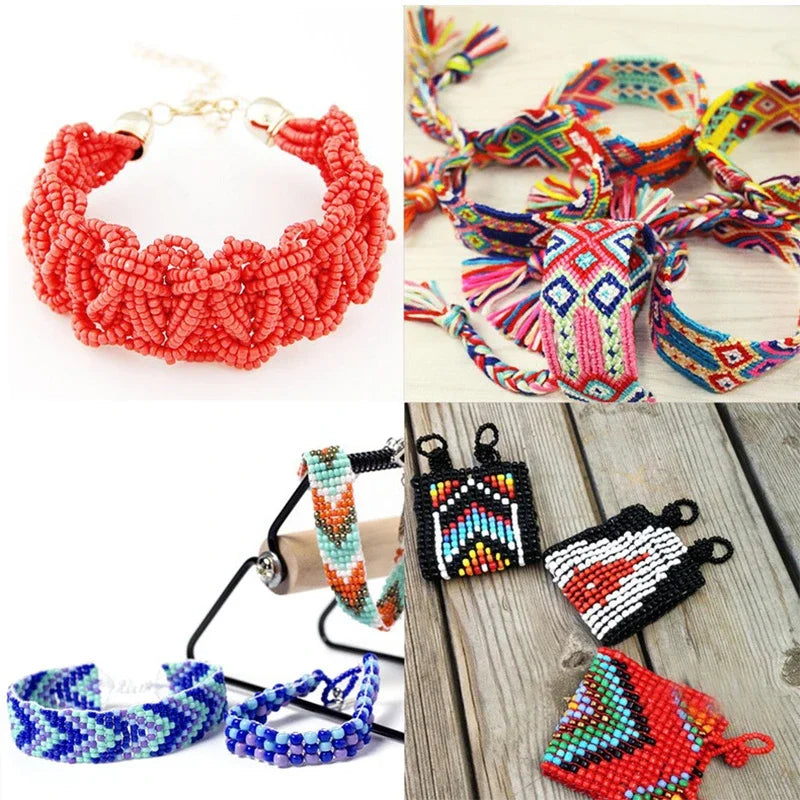 1pc/1set Creative Metal Bead Loom Weaving Beading Loom for Jewelry Bracelet DIY Knitting Machine Handmade Beads Knitting Tool Zpaxo