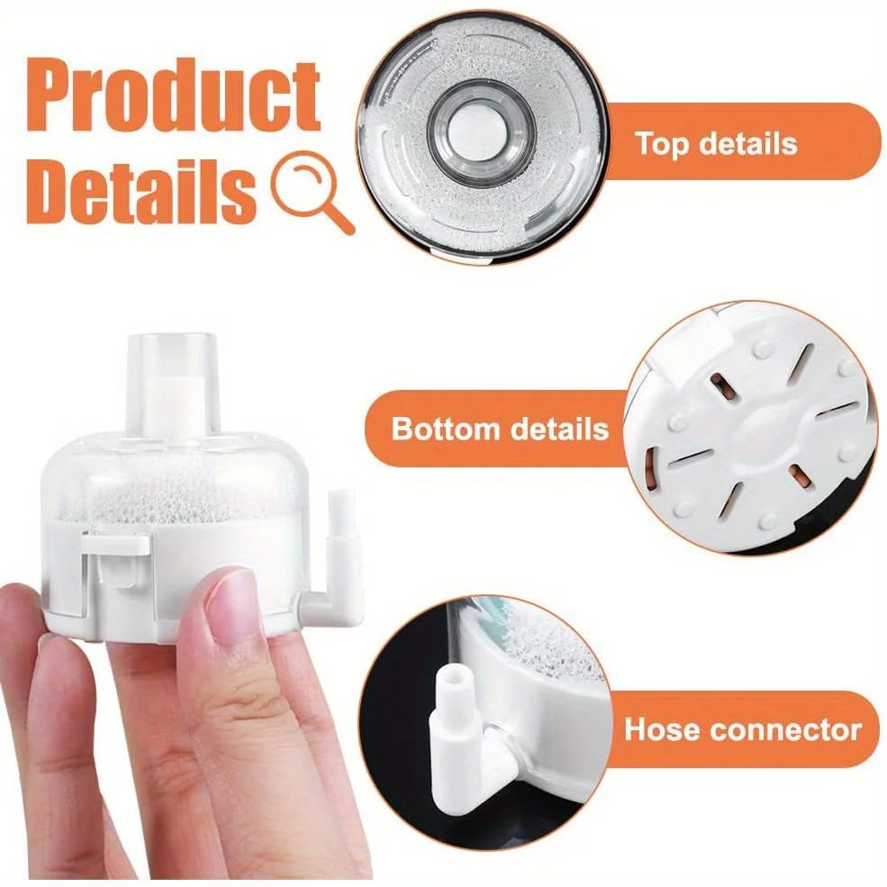 Small Ultra Thin Aquarium Filter Quiet Submersible Aeration