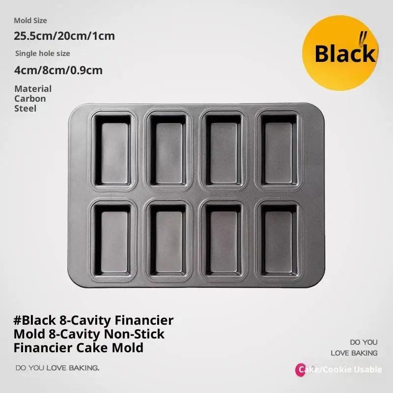 8 Mold Baking Tray Mini Loaf Pans Toast Muffing Non Stick Pan Oven Zpaxo A