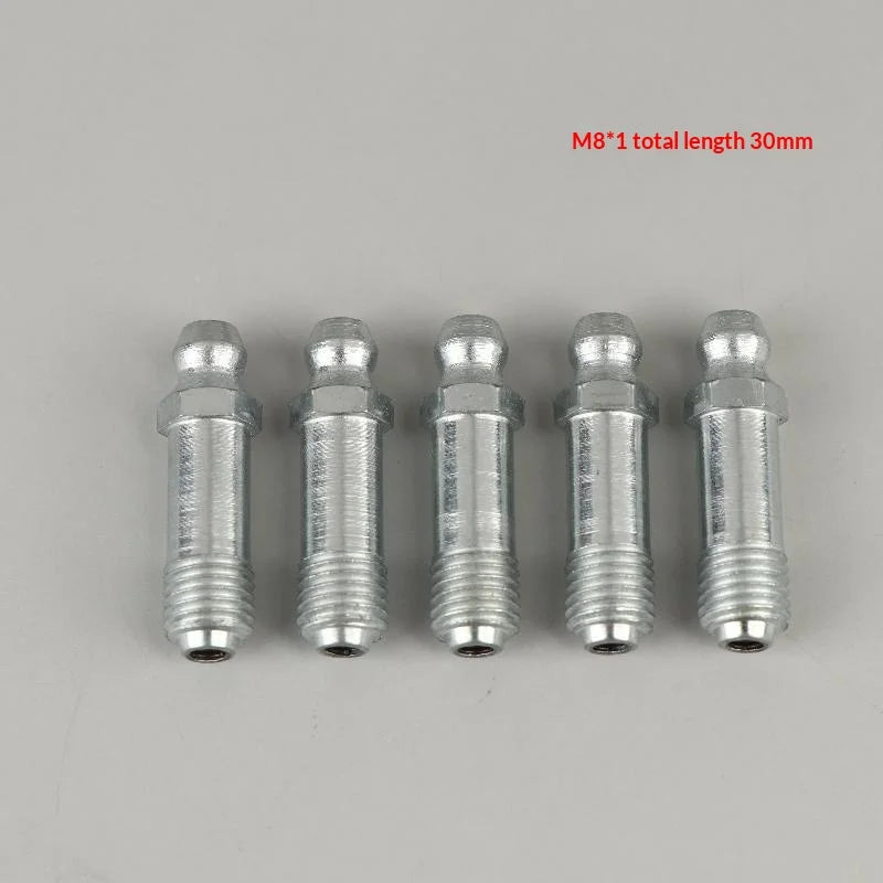 Lengthened Grease Nipple Special Zerk M6 M8 M10 Metric Head Connector Zpaxo M8 30mm