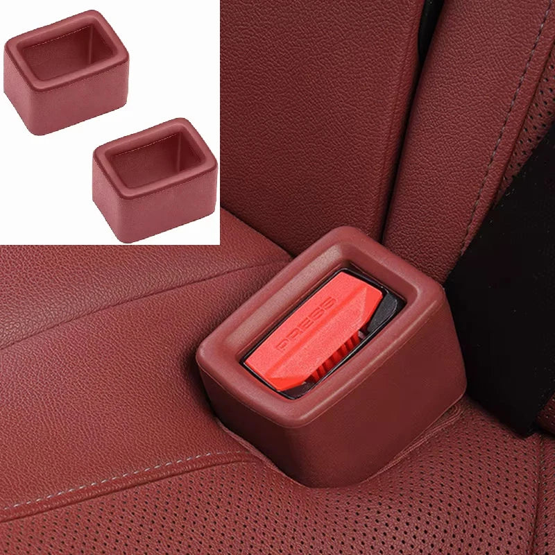 Carseat Belt Cover Seat Fastener EVA Material Card Slot Bracket Make