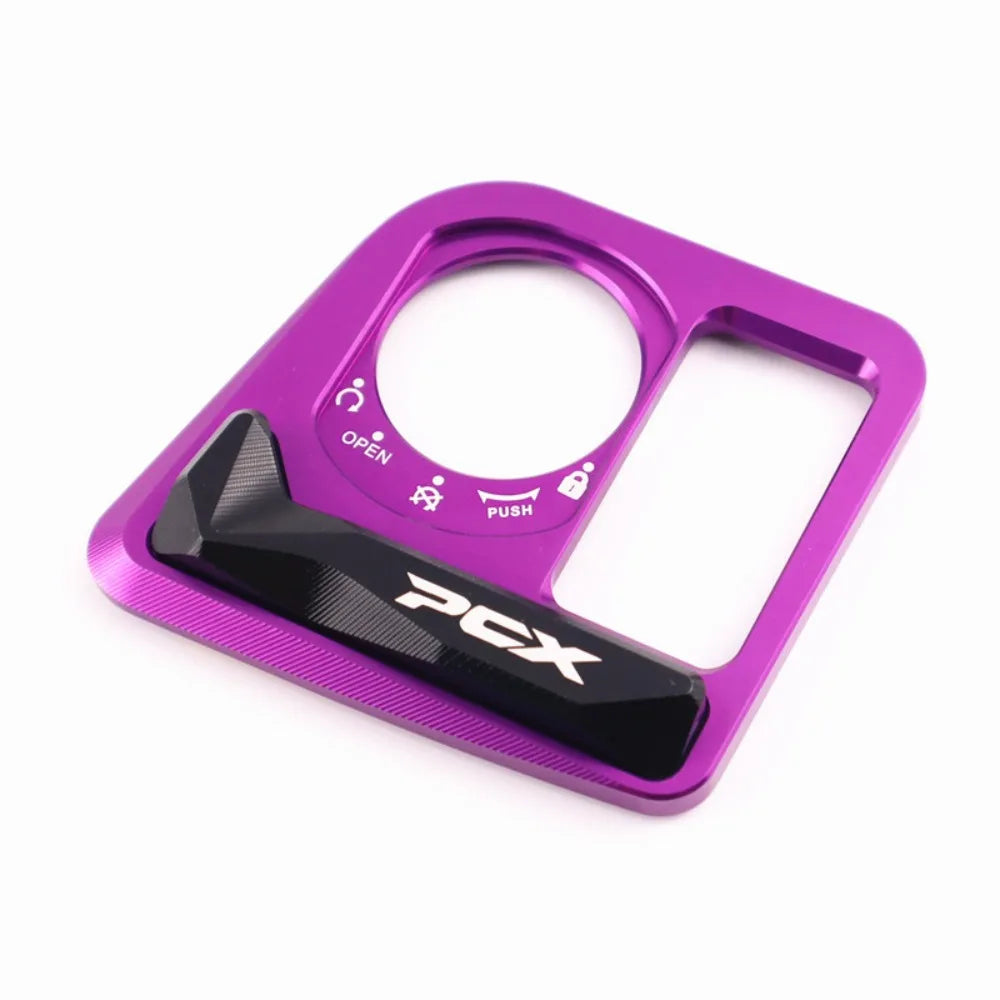 Motorcycle Parts Ignition Key Lock Cap Cover Colorful Aluminum Alloy Zpaxo Purple