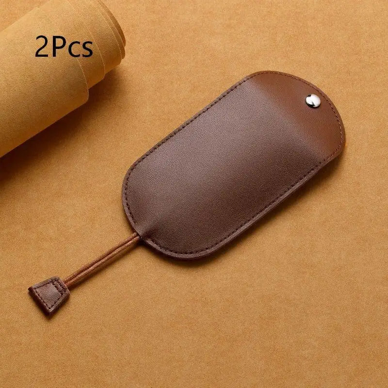Retro PU Leather Pull-Out Key Holder & Mini Coin Purse