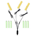 652F 3 in 1 USB to 3 LR06 Battery Eliminate Cable for LR06 battery Power Radio Gameboy Lamp Remote Control phone Zpaxo 4.5V type CN