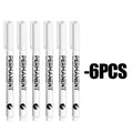 White Paint Pens Fine Tip – Waterproof Oil-Based Markers 3/6 Pack Paint Marker Pens Zpaxo 6PCS