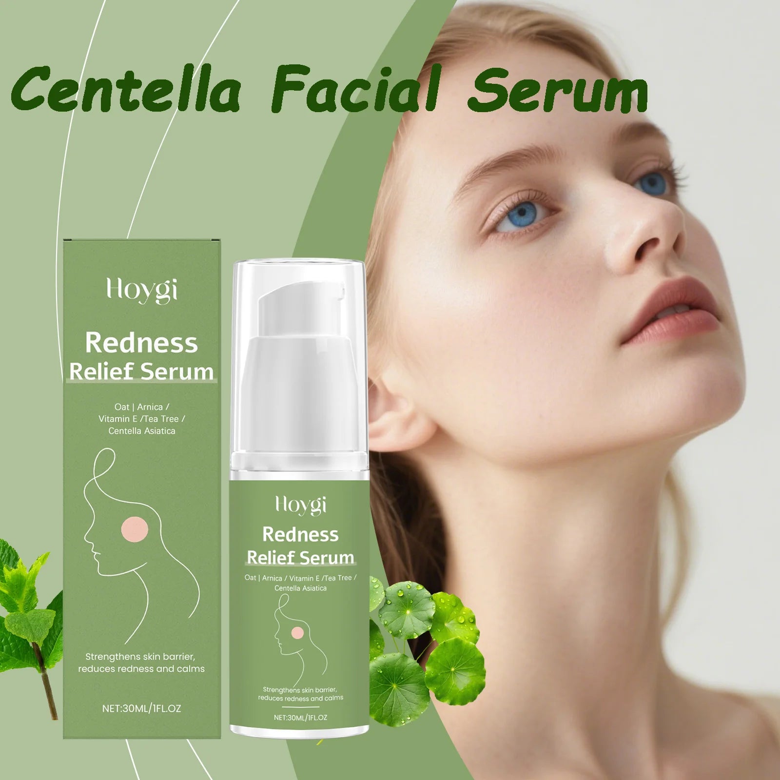 Hoygi Centella Serum – Pore Minimizing, Brightening & Redness Relief Facial Serum Zpaxo