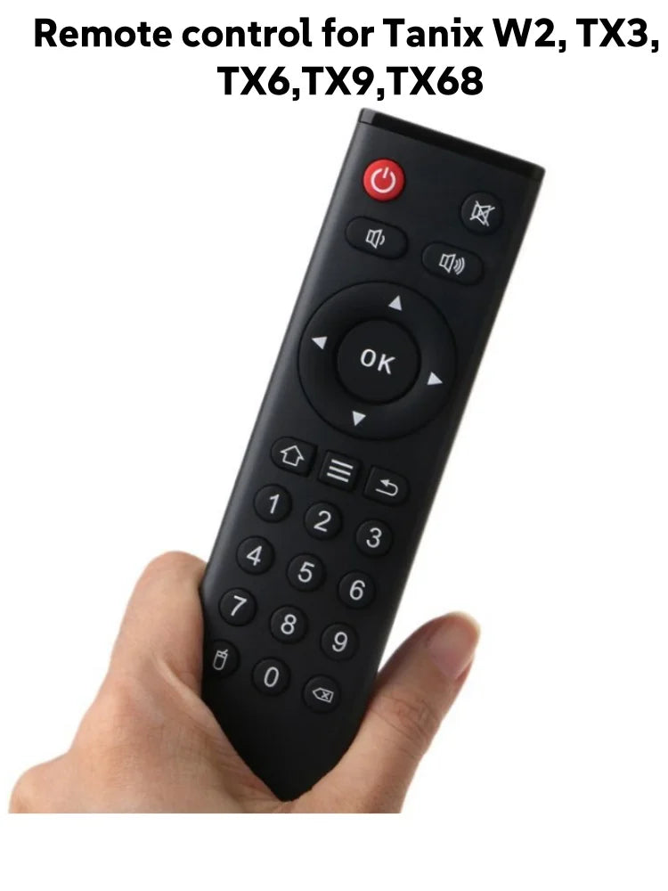 Universal Remote Control Replacement For Original Tanix W2 TX3 TX5 TX6 TX6S TX9 TX68 TV BOX Controller Accessories Zpaxo W2remotecontrol