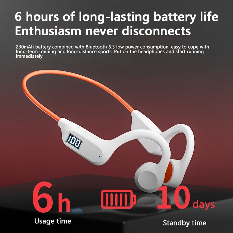 G3 Bone Conduction Swimming Headphone Bluetooth IPX8 Waterproof