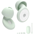 Reusable Silicone Snore Blocker Ear Plug with 10 Ear Tips in XS/S/M/L Anti-Noise Motorcycle Earplugs Noise Cancelling Ear Plugs Zpaxo Green