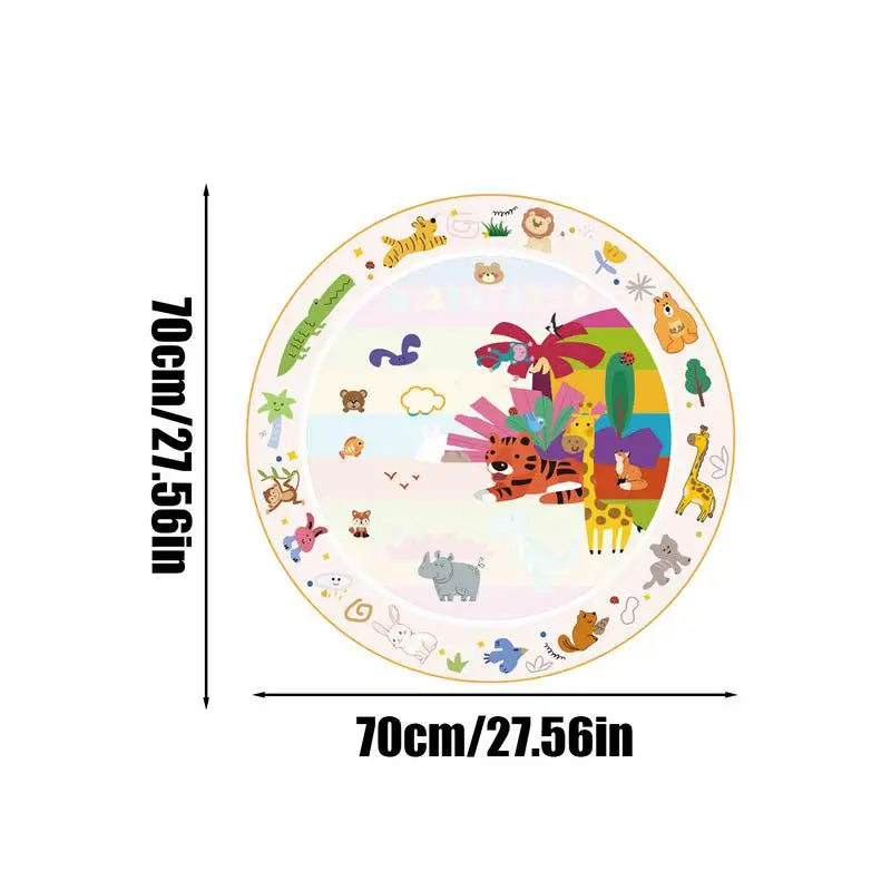 Water Paint Mat Creative Kids Drawing Funny Doodle Toy Lightweight Zpaxo