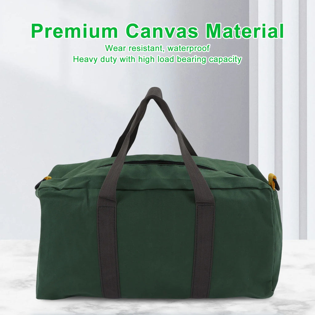 Tool Tote Material Heavy Duty Hand Storage Bag Wide Mouth Portable