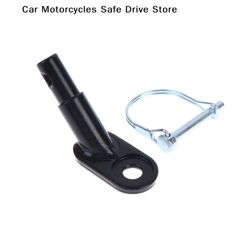 Bicycle Rear Racks Steel Trailer Hitch Mount Adapter Replacement Axle