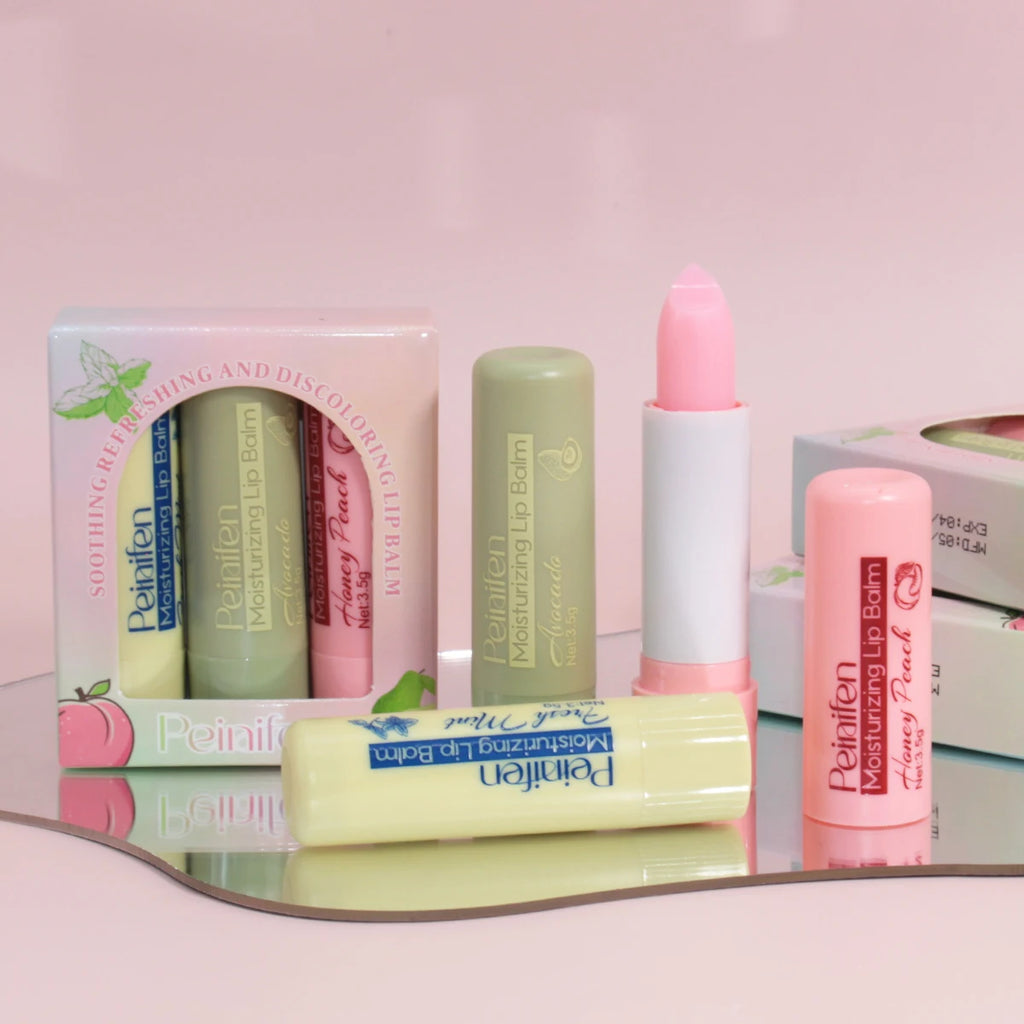 3-piece Lipstick Moisturizing Lasting Smooth Easy Apply Non Greasy