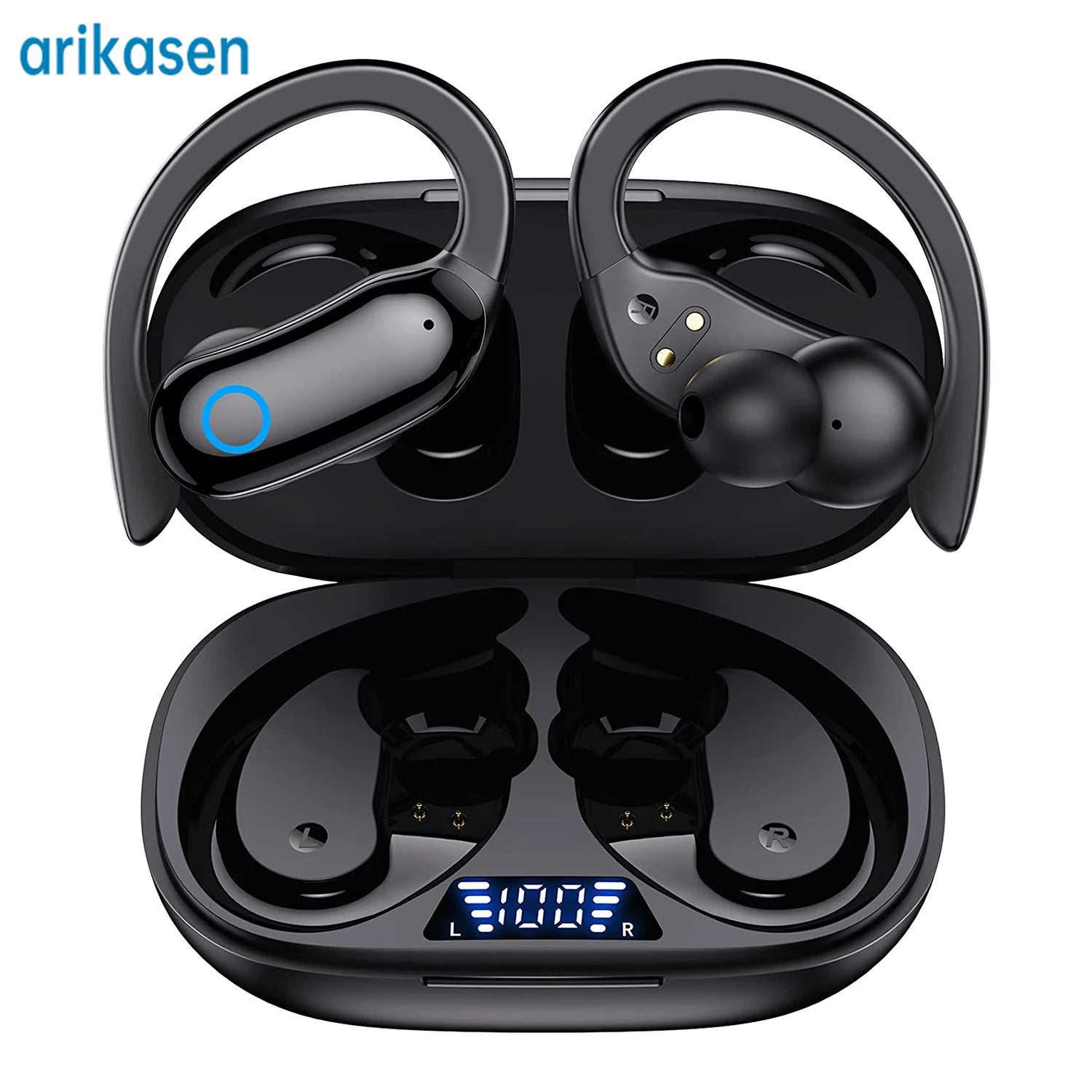Bluetooth Headphones Wireless Earbuds Charging Case 48hrs Playtime