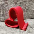 One Heart-shaped Phone Stand 3D Printed Universal Tablet Elegant