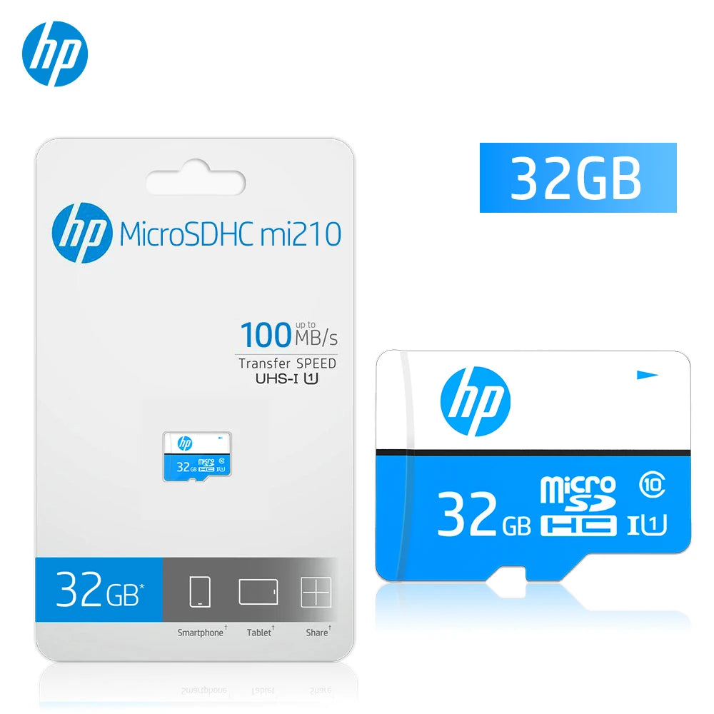 HP Origial Memory Card 128GB 64GB 32GB TF SD Card A1 V30 Class10 UHS-1 High Speed Compatible with Dash Cam Surveillance Camera Zpaxo 32 GB