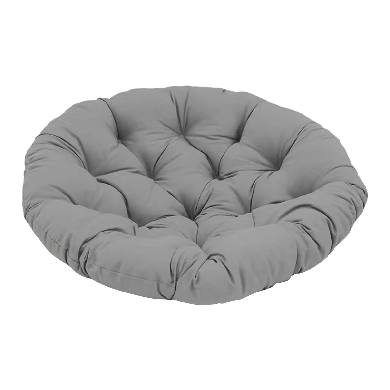 Papasan Chair Cushion Egg Chair Cushion Garden Chair Mat Washable Thick Round 15.7inch for Rocking Chair Seats Sturdy Zpaxo DARK GRAY