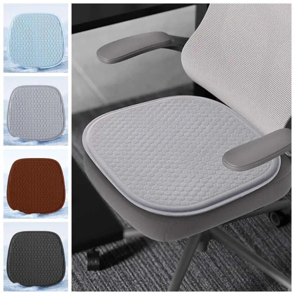 Breathable Car Seat Cushion Universal Non-slip Chair Cooling Pad Soft Zpaxo
