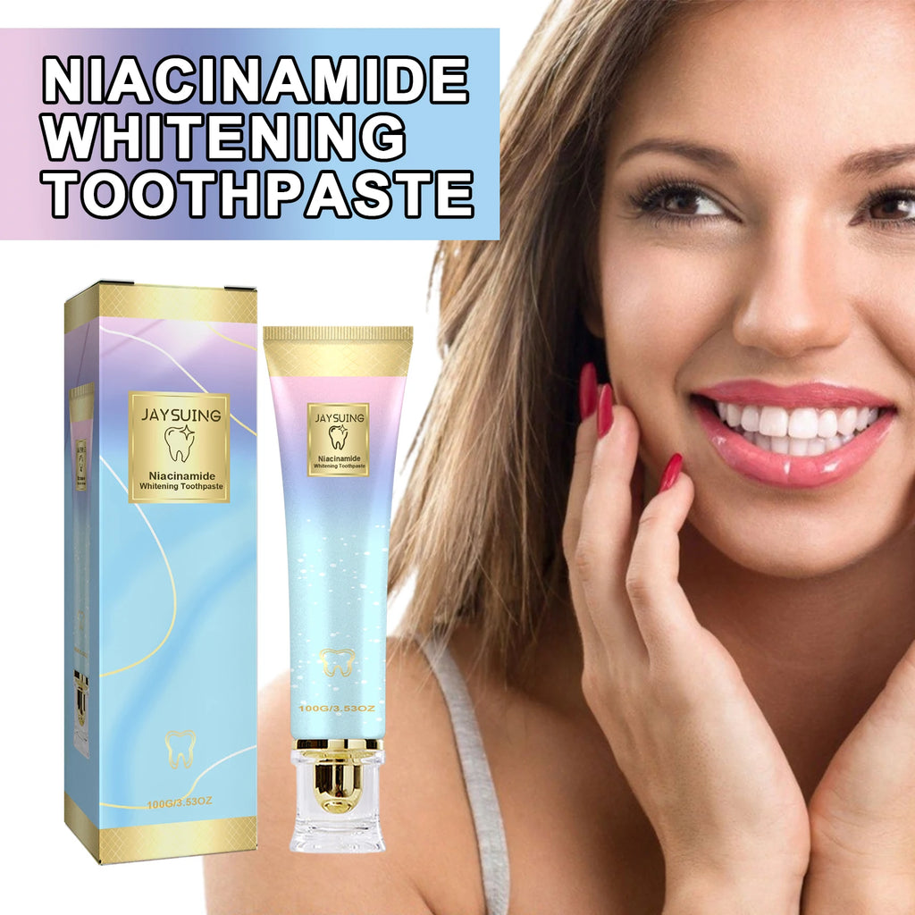 100g Whitening Toothpaste for Teeth Stain Removal Plaque Cleaner Yellow Teeth Whitener Fresh Breath Gum Care Fights Plaque Zpaxo