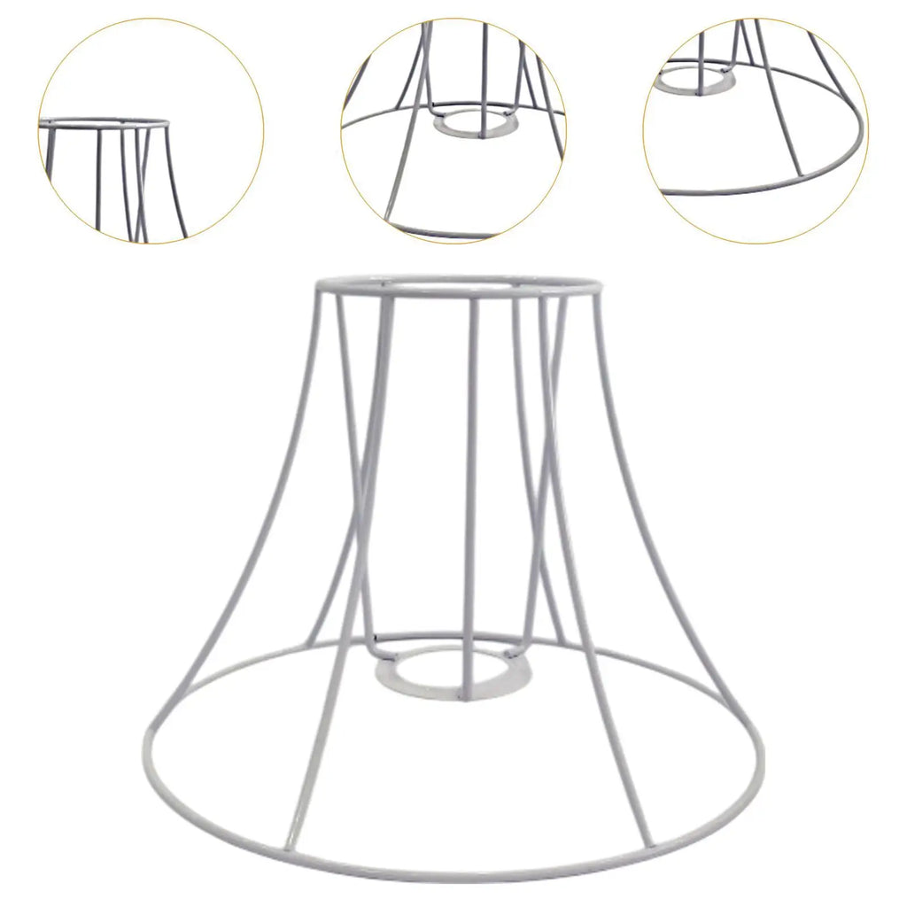 Lamp Cover Lamp Shade Frame Decor Easy Intallation Pendant Bracket Wire Lamp Zpaxo