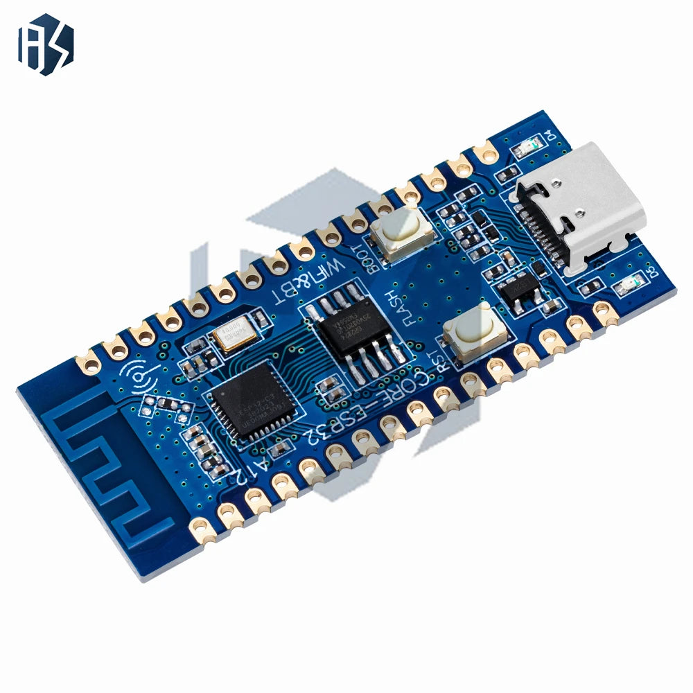 1PCS ESP32 C3 LCD Core Board: 8V-35V to 5V 8A DC-DC Vehicle Charger Module: 4-Port USB Output Power Supply (Depressurization) Zpaxo