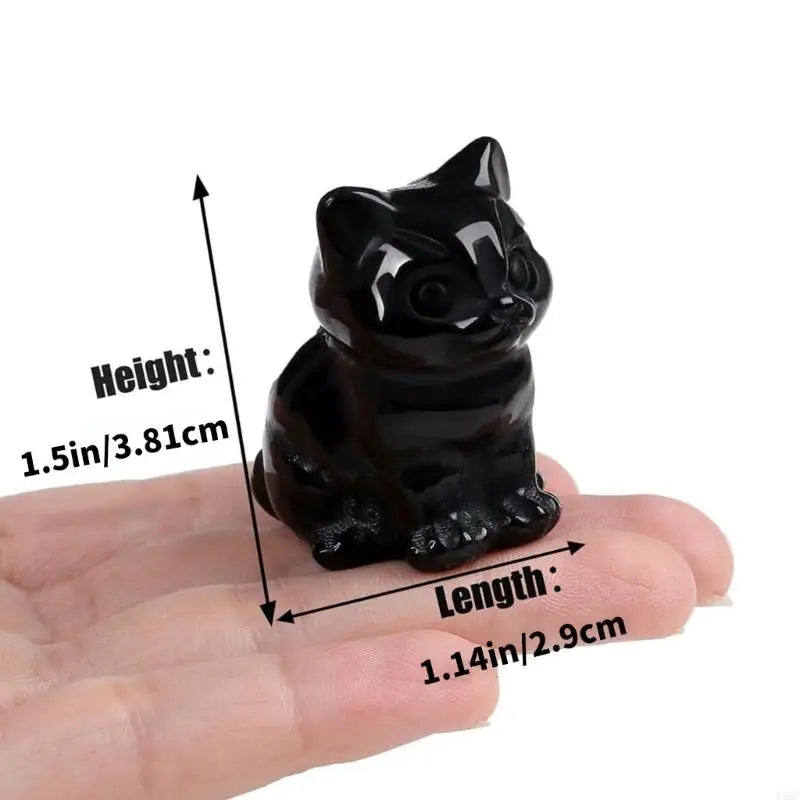 Crystal Cats Figurines Collectibles Kitten Animal Statue Sculpture