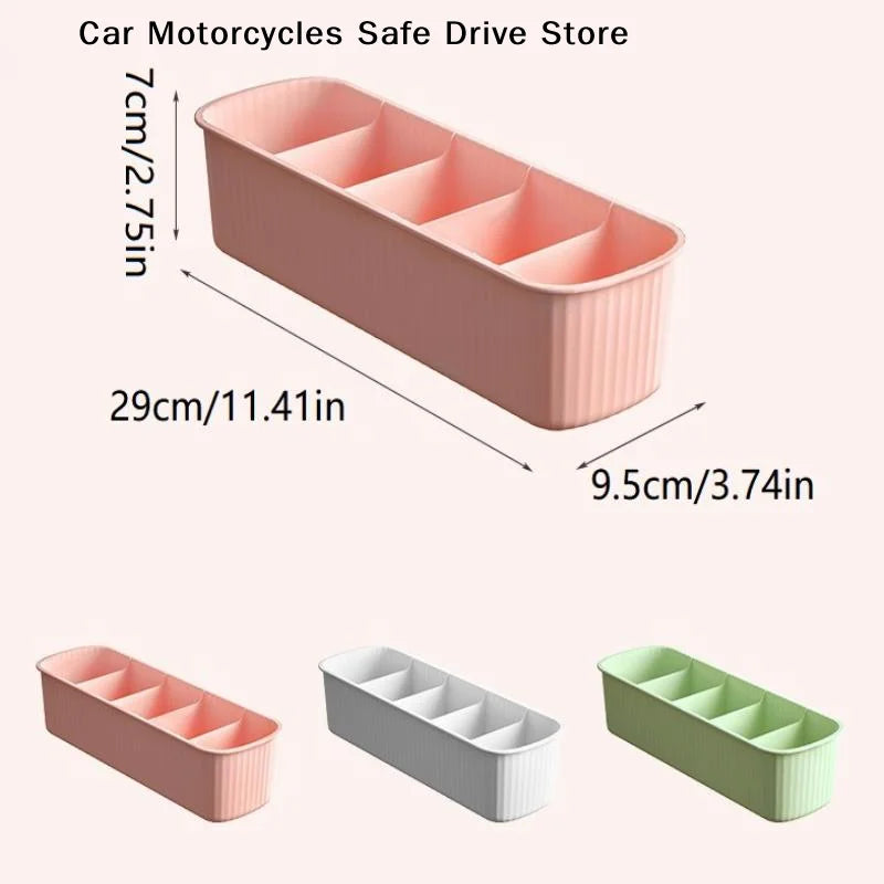 5 Grid Multifunctional Storage Box Durable Large-capacity Desktop