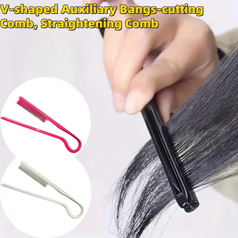 V-Shape Hair Styling Comb Straightening Splint Comb - The Ultimate Hair Tool for a Sleek Look Zpaxo