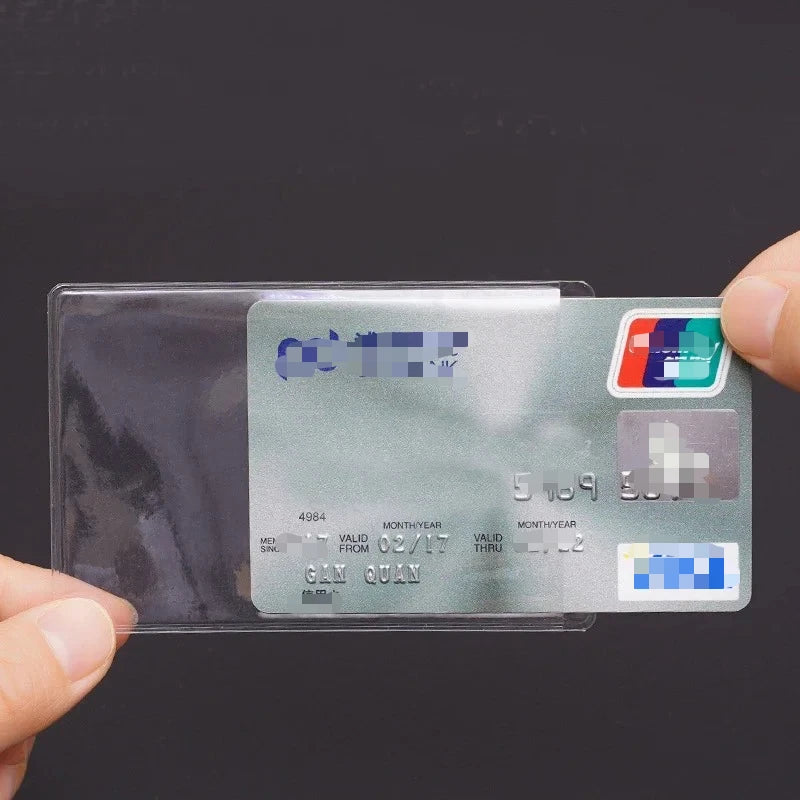 Waterproof Transparent Card Holders Plastic ID Case Passport Covers