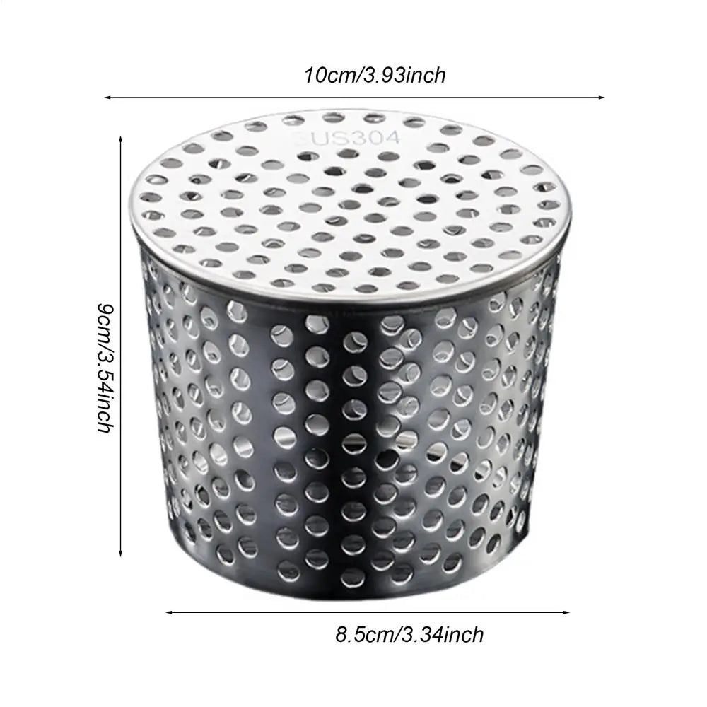 Stainless Steel Filter Mesh Gutter Leaf Debris Mud Trap Guards Drain