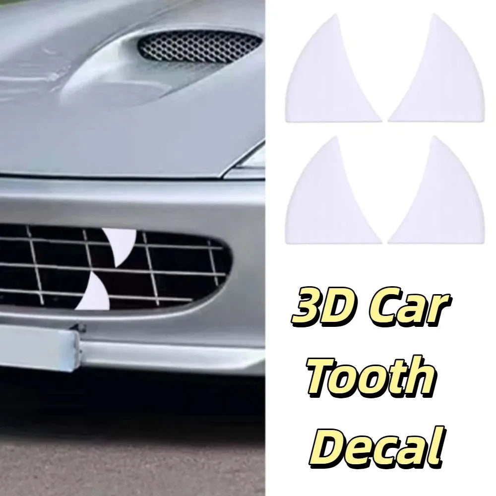 3D Printed Car Front Grille Teeth Decor Decoration Tooth Zpaxo