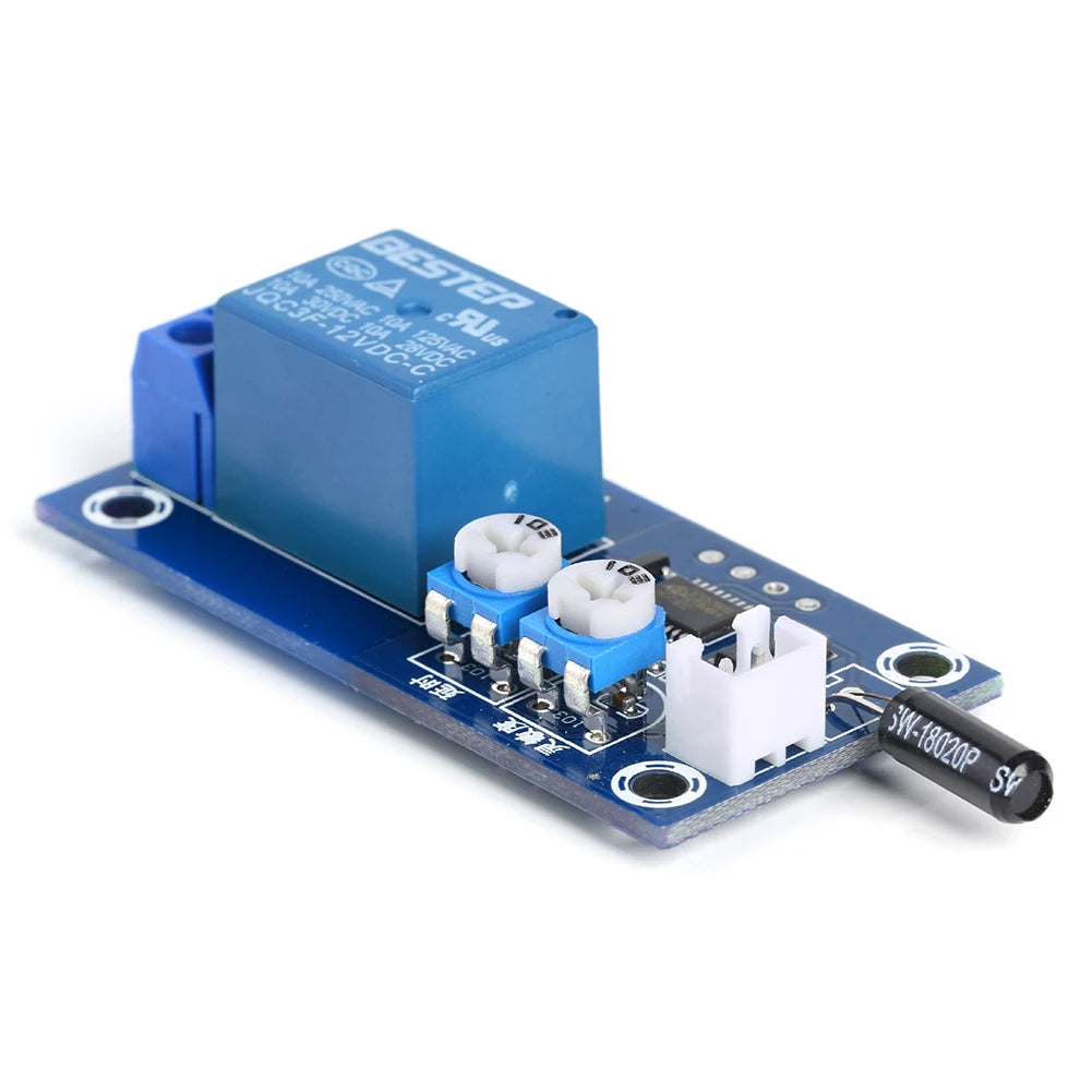 DC 12V Relay Switch Module DIY Alarm System Adjustable Vibration