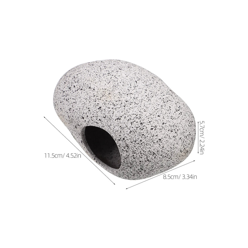 Ceramic Shrimp Hideout Fish Tank Cave Aquarium Decor Betta Cichlid