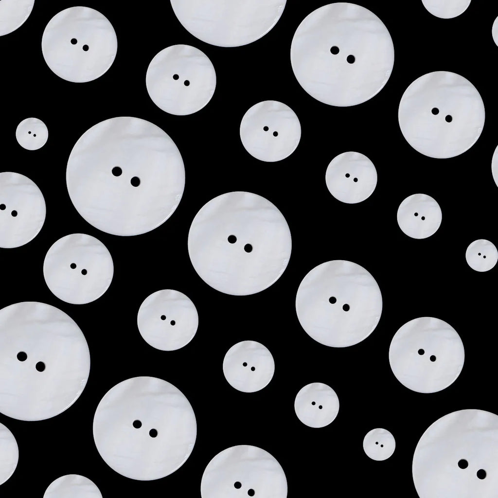 Mutil-Size Pearl Shell Buttons for Clothing Sewing Accessories DIY Crafts Garment Decoration Round 2 Hole Shell Button Zpaxo