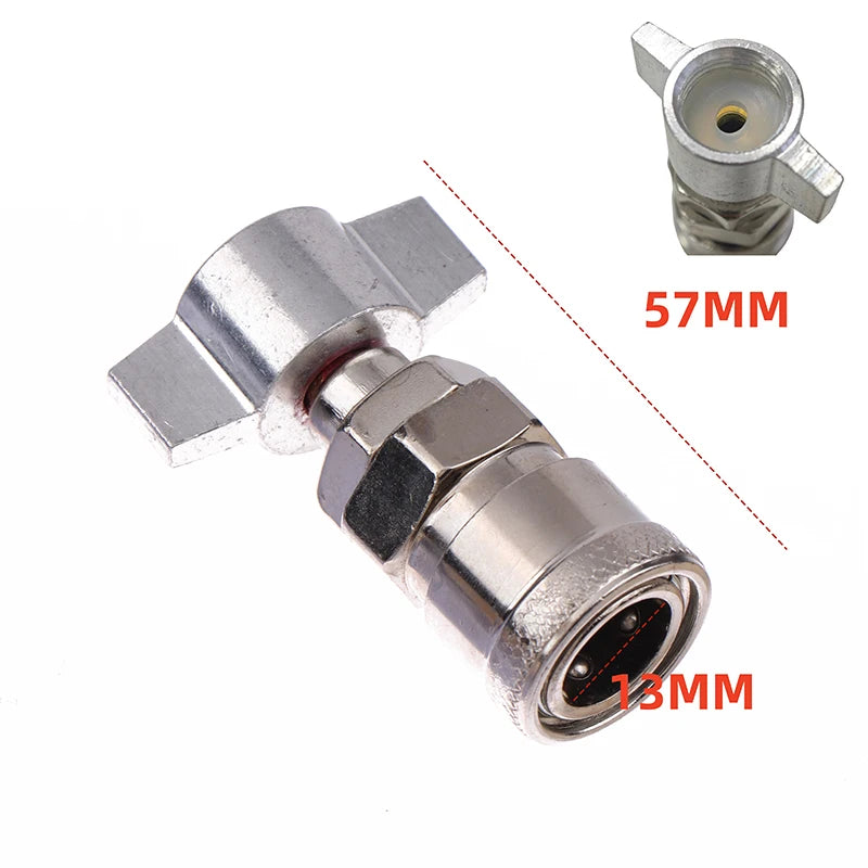 Truck Dust Gun Air Tank Connector Straight Connect Elbow Integrated