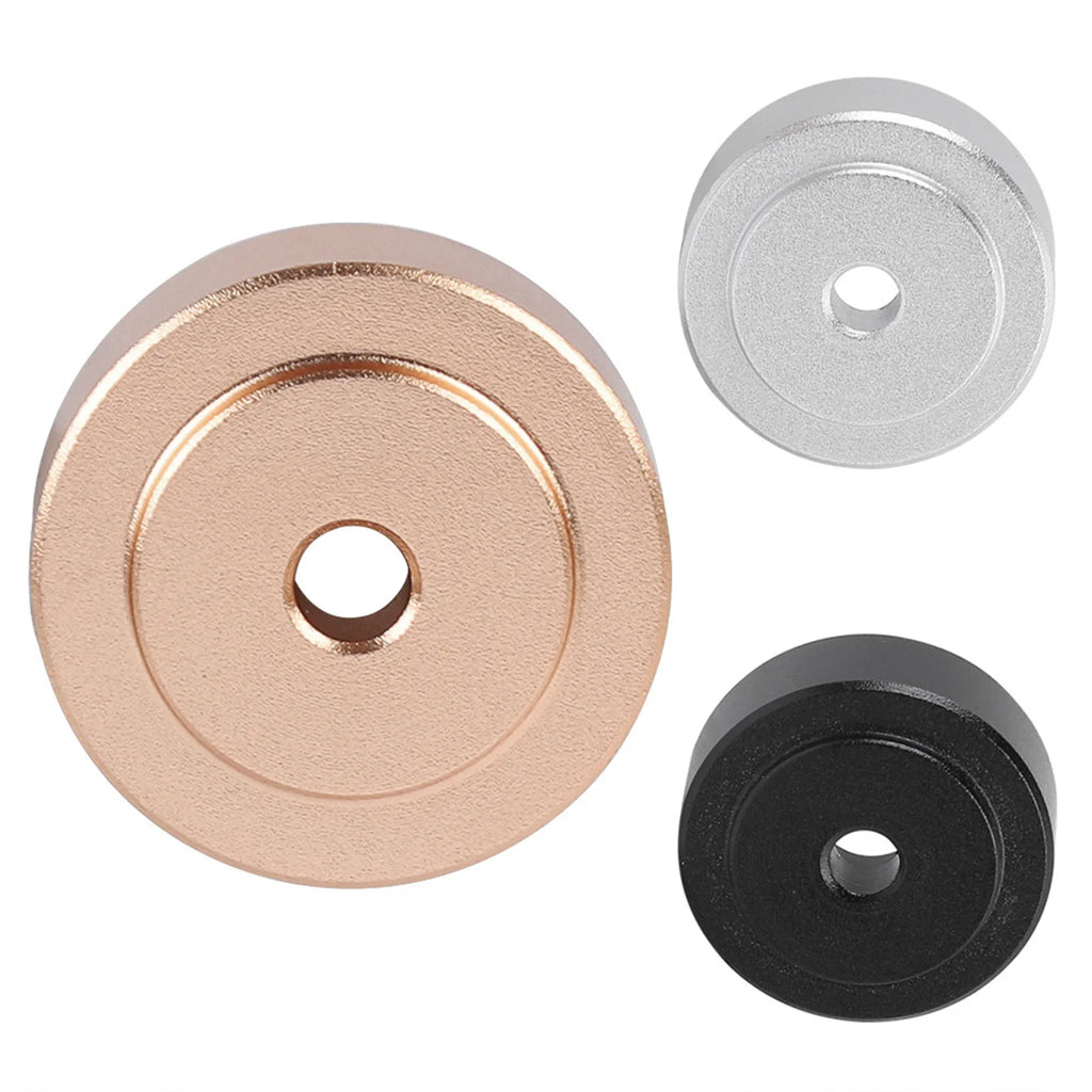 4PCS Speakers Amp Feet Pad Aluminum Alloy Amplifier Feet Shock Absorber Amplifier Pads Feet 20*8mm Zpaxo