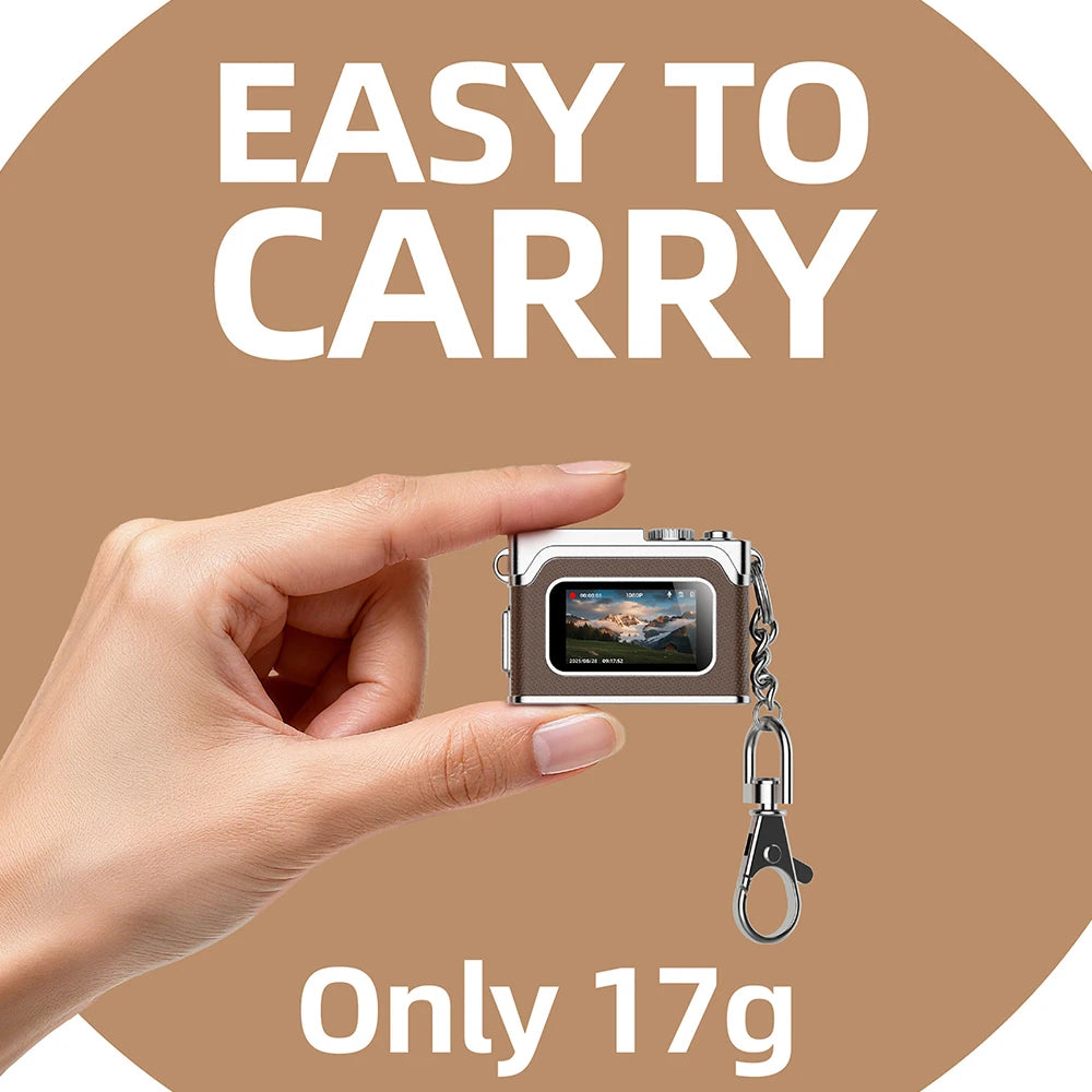 G1 Mini Thumb Camera With Screen Camera 1080P Video Portable Travel Vlog Camera Supports SD Card for Kids Keychain Cam 2026 NEW Zpaxo