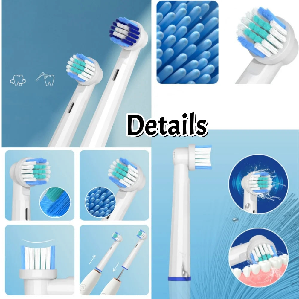 4 16 Electric Toothbrush Head Oral B Sensitive Replacement Brush Zpaxo
