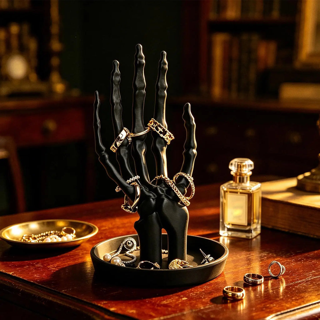Skeleton Hand Jewelry Holder 3D Printed Home Decor Decorative Trinket