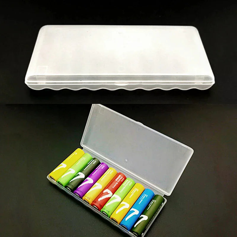 For 10pcs AAA Batteries Portable plastic battery case cover holder storage box Zpaxo